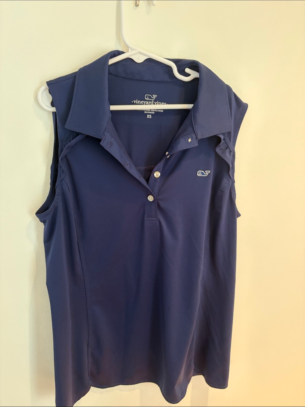 Vineyard Vines Sleeveless performance Polo Tank - Navy Blue